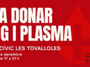 Jornada de donació de sang i plasma programada per al 16 de desembre al Centre Cívic Les Tovalloles