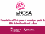 S’amplia el termini per gaudir de l’incentiu de La Rosa fins al 31 de gener