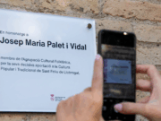 Inauguració de la plaça Josep Maria Palet a Sant Feliu de Llobregat