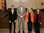 Berni Álvarez discuteix l’ampliació d’El Complex i la rehabilitació del pavelló Juan Carlos Navarro a Sant Feliu