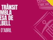 Tall de trànsit a la Rambla Marquesa de Castellbell per obres de manteniment